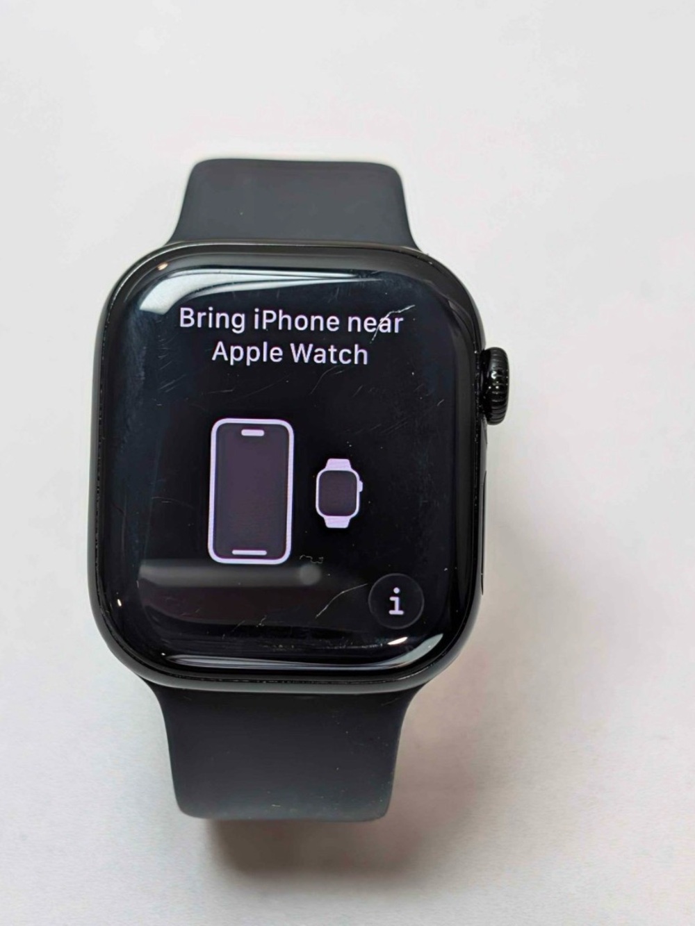 Apple Watch in Black with Black Sport Band